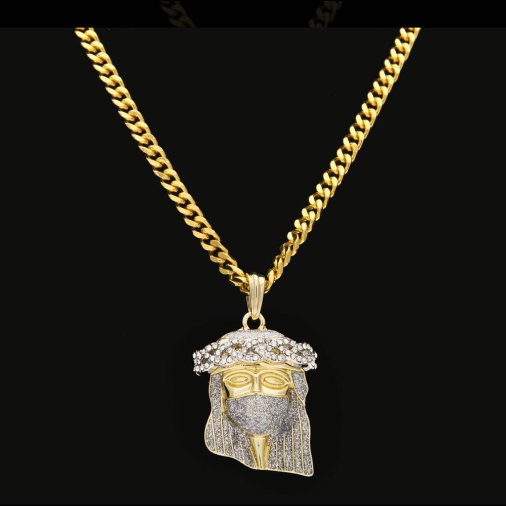 18K Jesus Pendant